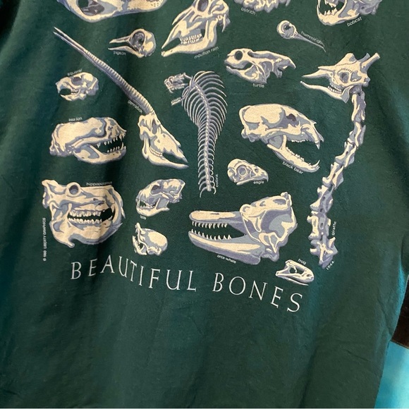 Vintage American Museum Of Natural History Beautiful Bones Single Stitch Shirt - Picture 3 of 9